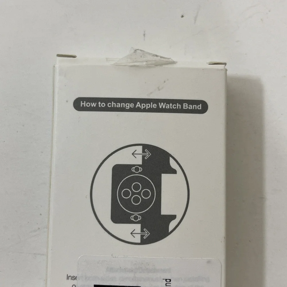 LULULOOK Magnetic Stainless Steel For Apple Watch 42mm‎ Rose Gold New Open Box.